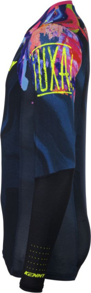 Tricou Moto MX/Enduro Performance Brush Blue/Yellow/Red 25