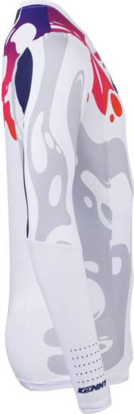 Tricou Moto MX/Enduro Performance Fluid White/Grey/Red/Blue 25