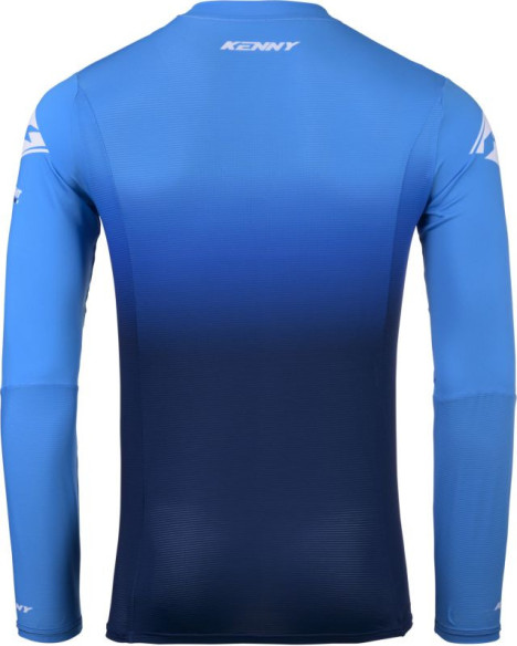 Tricou Moto MX/Enduro Performance Gradient Blue/White 25