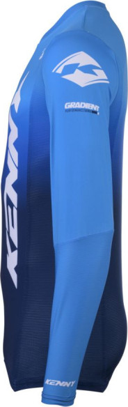 Tricou Moto MX/Enduro Performance Gradient Blue/White 25