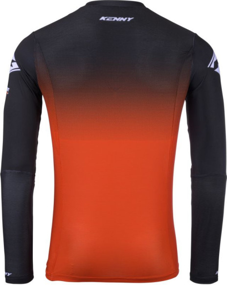 Tricou Moto MX/Enduro Performance Gradient Orange/Black/White 25