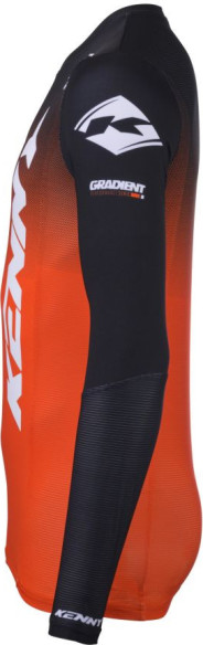 Tricou Moto MX/Enduro Performance Gradient Orange/Black/White 25