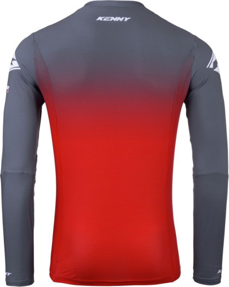 Tricou Moto MX/Enduro Performance Gradient Red/Grey/White 25