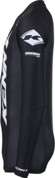 Tricou Moto MX/Enduro Performance Solid Black/White 25