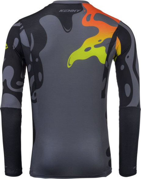 Tricou Moto MX/Enduro Performance Steel Grey/Black/Yellow/Red 25
