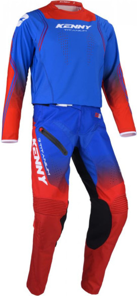 Tricou Moto MX/Enduro Titanium Patriot Blue/Red/White 25