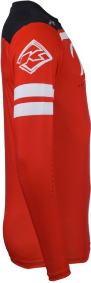 Tricou Moto MX/Enduro Track Dirt Red/White/Black 25