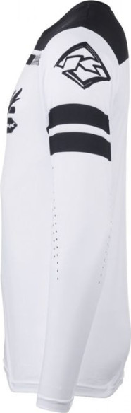 Tricou Moto MX/Enduro Track Dirt White/Black 25
