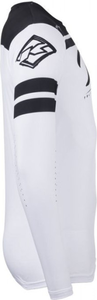 Tricou Moto MX/Enduro Track Dirt White/Black 25