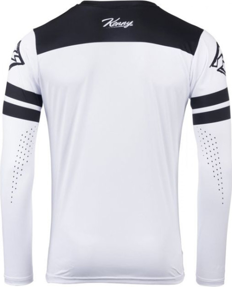 Tricou Moto MX/Enduro Track Dirt White/Black 25