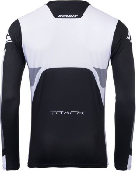 Tricou Moto MX/Enduro Track Focus Black/White/Grey 25