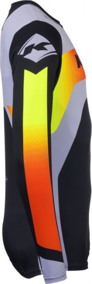 Tricou Moto MX/Enduro Track Focus Black/Grey/Yellow/Red 25