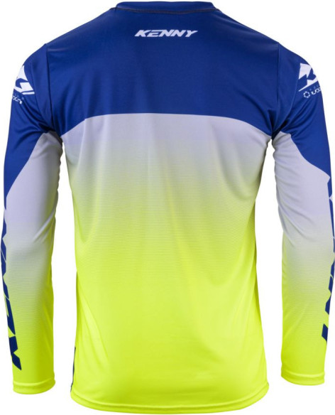 Tricou Moto MX/Enduro Track Focus Navy Blue/Grey/Yellow