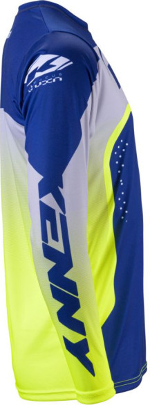 Tricou Moto MX/Enduro Track Focus Navy Blue/Grey/Yellow