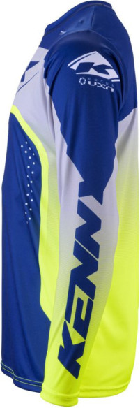 Tricou Moto MX/Enduro Track Focus Navy Blue/Grey/Yellow