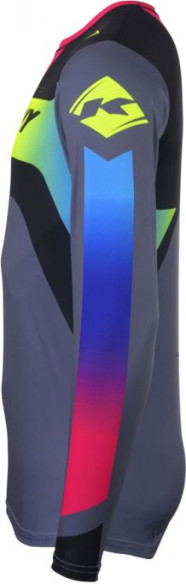 Tricou Moto MX/Enduro Track Focus Neon Grey/Black/Yellow/Blue/Pink 25