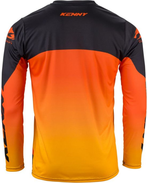 Tricou Moto MX/Enduro Track Focus Orange/Black