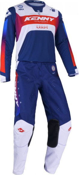 Tricou Moto MX/Enduro Track Focus Patriot Blue/White/Red 25