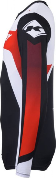 Tricou Moto MX/Enduro Track Focus Black/White/Red 25