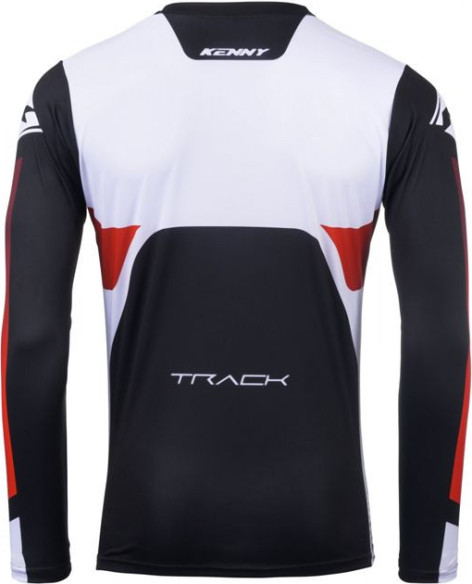 Tricou Moto MX/Enduro Track Focus Black/White/Red 25