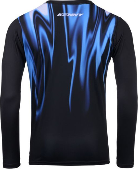 Tricou Moto MX/Enduro Track Raw Smoke Black/Blue/White 25
