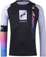 Tricou Moto MX/Enduro Track Zoom Black/Blue/White/Pink 25