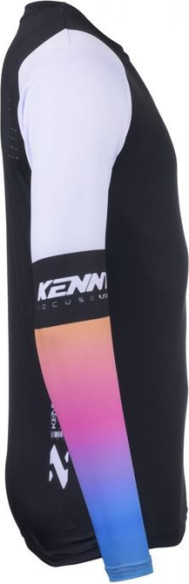 Tricou Moto MX/Enduro Track Zoom Black/Blue/White/Pink 25