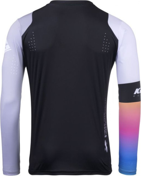 Tricou Moto MX/Enduro Track Zoom Black/Blue/White/Pink 25