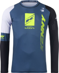 Tricou Moto MX/Enduro Track Zoom Petrol Blue/Yellow/White/Black 25
