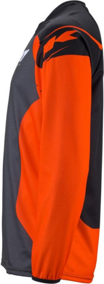 Tricou Moto MX/Enduro Force Grey/Orange/Black/White