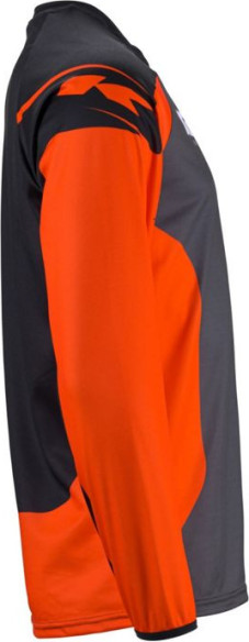 Tricou Moto MX/Enduro Force Grey/Orange/Black/White