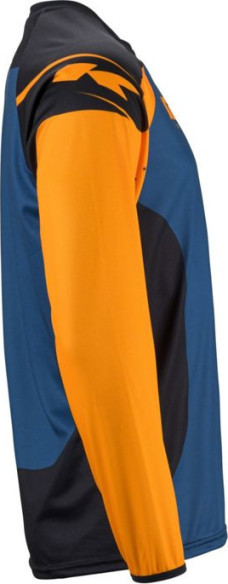 Tricou Moto MX/Enduro Force Petrol Blue/Orange/Black