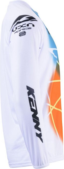 Tricou Moto MX/Enduro Force Sphere White/Blue/Orange/Red