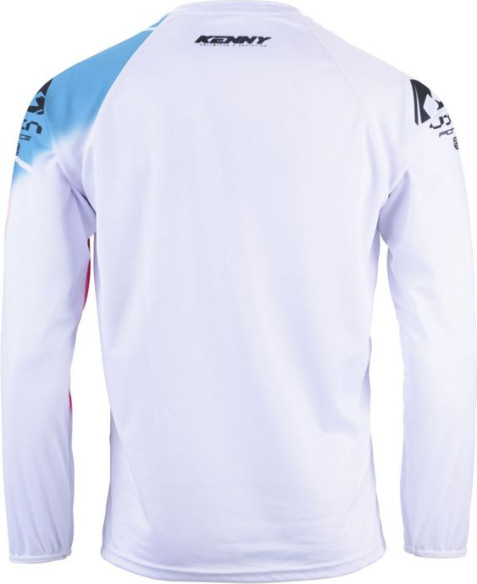 Tricou Moto MX/Enduro Force Sphere White/Blue/Orange/Red