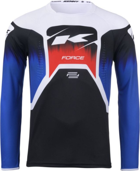 Tricou Moto MX/Enduro Force Spring Summer Black/Blue/White/Red