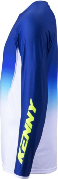 Tricou Moto MX/Enduro Titanium Premium Navy Blue/White/Yellow Fluo
