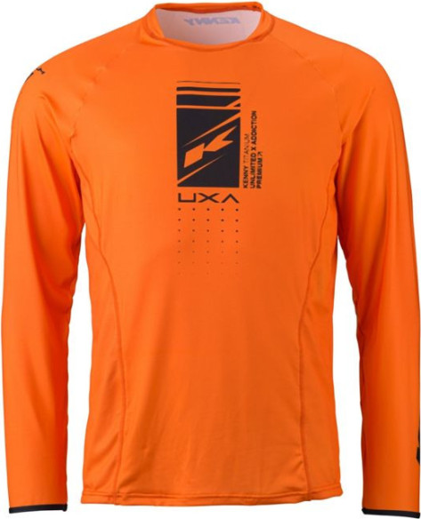 Tricou Moto MX/Enduro Titanium Solid Orange/Black