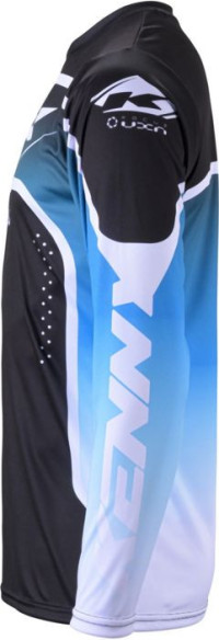 Tricou Moto MX/Enduro Track Focus Black/White/Blue