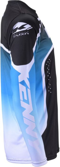 Tricou Moto MX/Enduro Track Focus Black/White/Blue