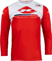 Tricou Moto MX/Enduro Track Raw Red/White