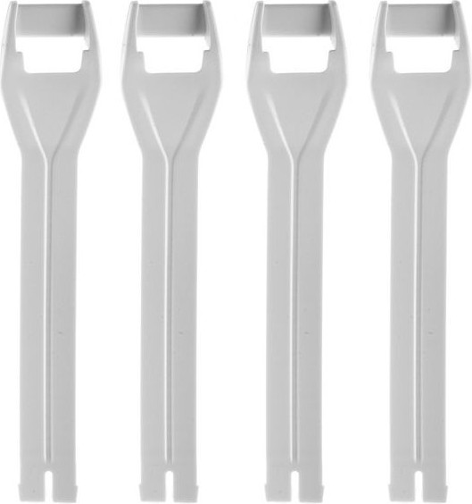 Set 4 Curele Cizma Moto Lungi SG-22 White