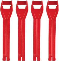 Set 4 Curele Cizma Moto Lungi SG-22 Red