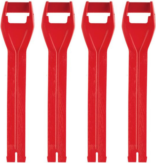 Set 4 Curele Cizma Moto Lungi SG-22 Red