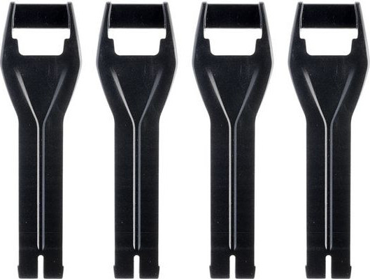 Set 4 Curele Cizma Moto Scurte SG-22 Black