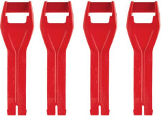 Set 4 Curele Cizma Moto Scurte SG-22 Red