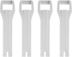 Set 4 Curele Cizma Moto Scurte GX-J/SG-J White