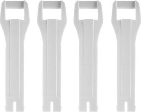 Set 4 Curele Cizma Moto Scurte GX-J/SG-J White