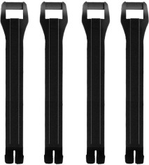 Set 4 Curele Cizma Moto Extra Lungi GX-J/SG-J Black