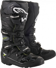 Cizme MX Tech 7 Enduro Drystar Negru/Gri