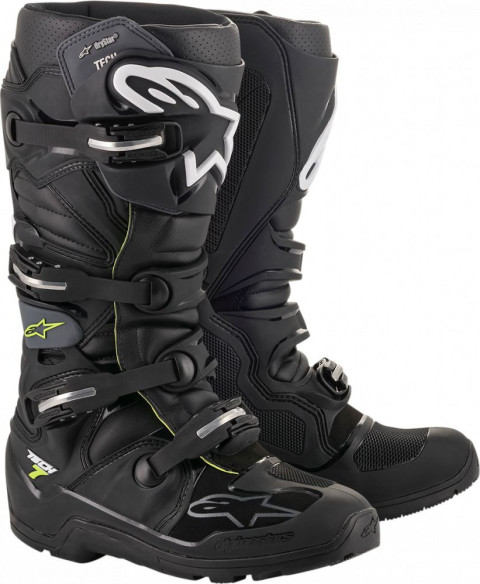 Cizme MX Tech 7 Enduro Drystar Negru/Gri